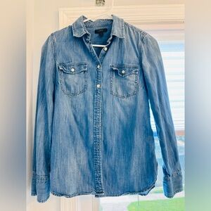J. Crew Light Blue Denim Shirt